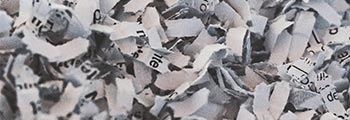bag of shredded paper